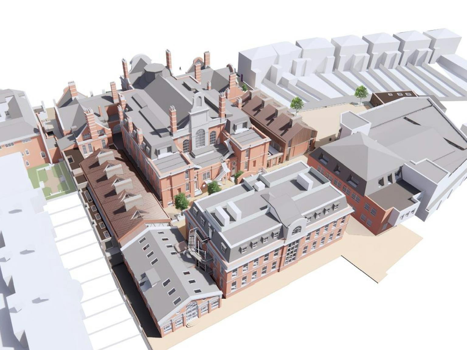 St Paul’s Girls’ School renderings, courtesy of Jestico + Whiles