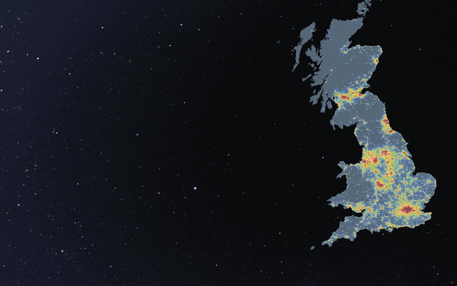 map of england