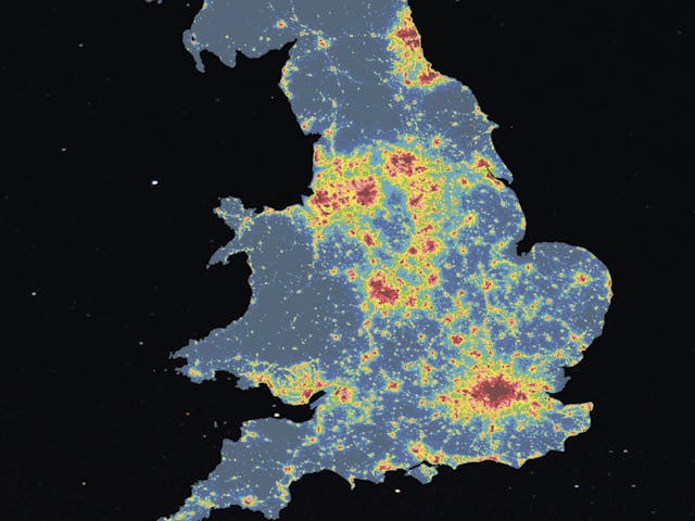 map of england