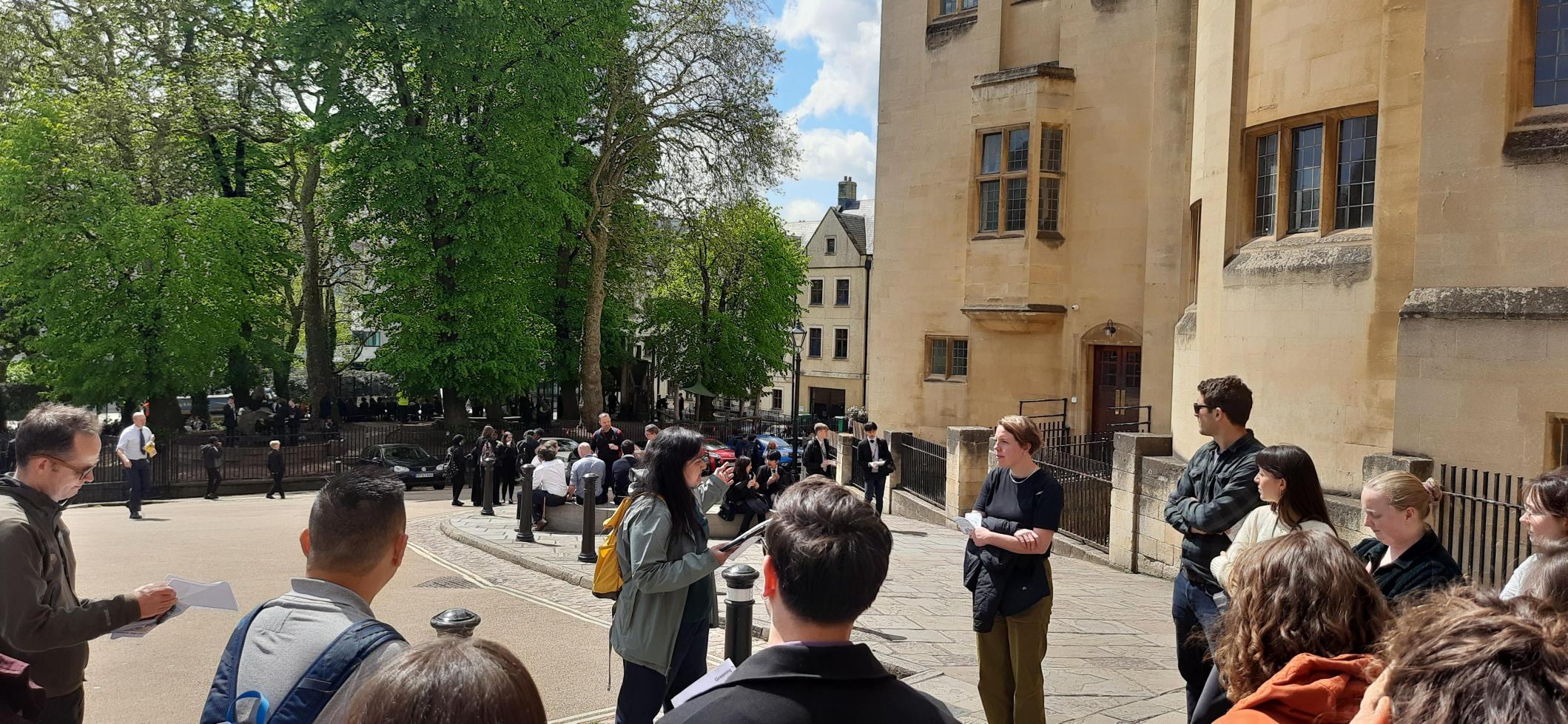 Group of people outside