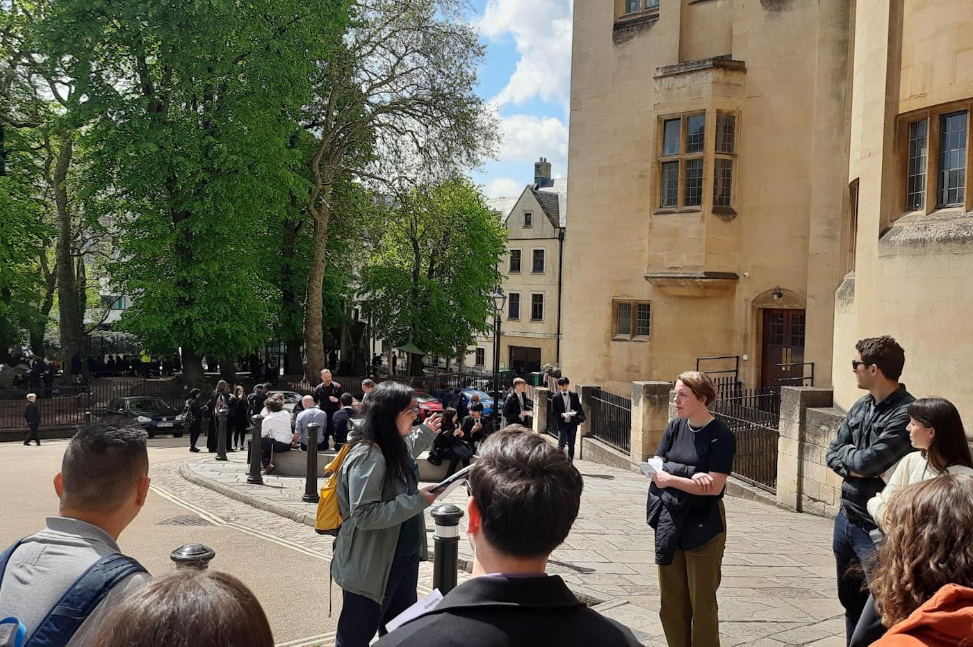 Group of people outside