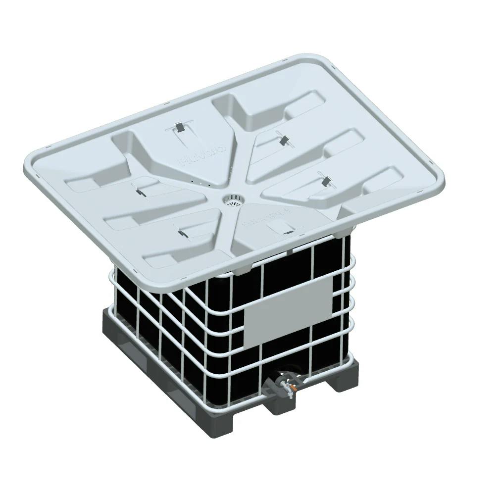 PluVara Regensammler für IBC-Container – nachhaltige Regenwassernutzung
