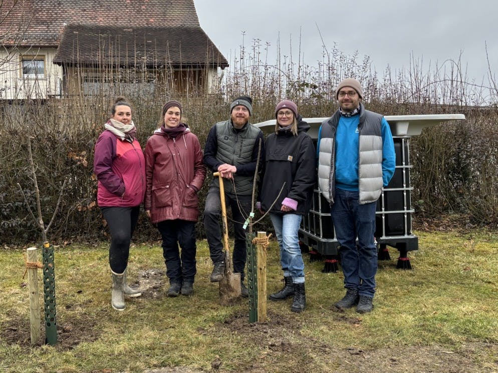 aumpflanzaktion der Lugredu Stiftung mit Mädchenwohngruppe Ehringshausen im Februar 2026