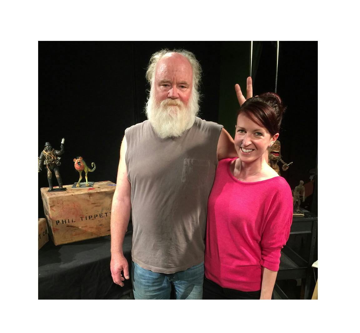 With Phil Tippett