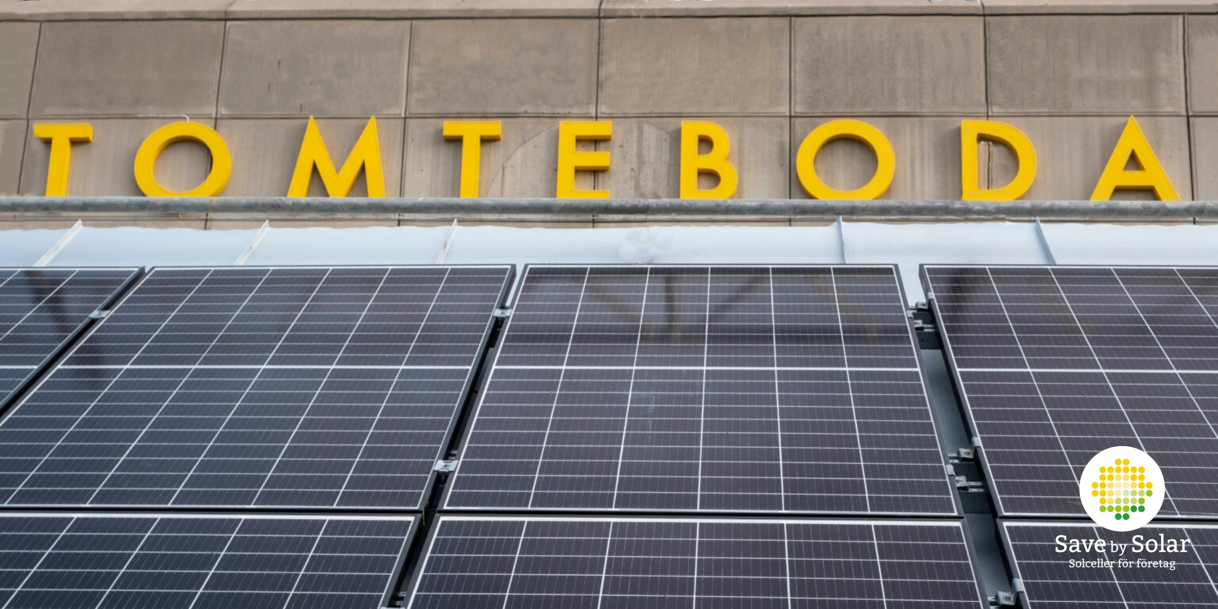 LUMA Energy installerar solceller på postterminalen Tomteboda