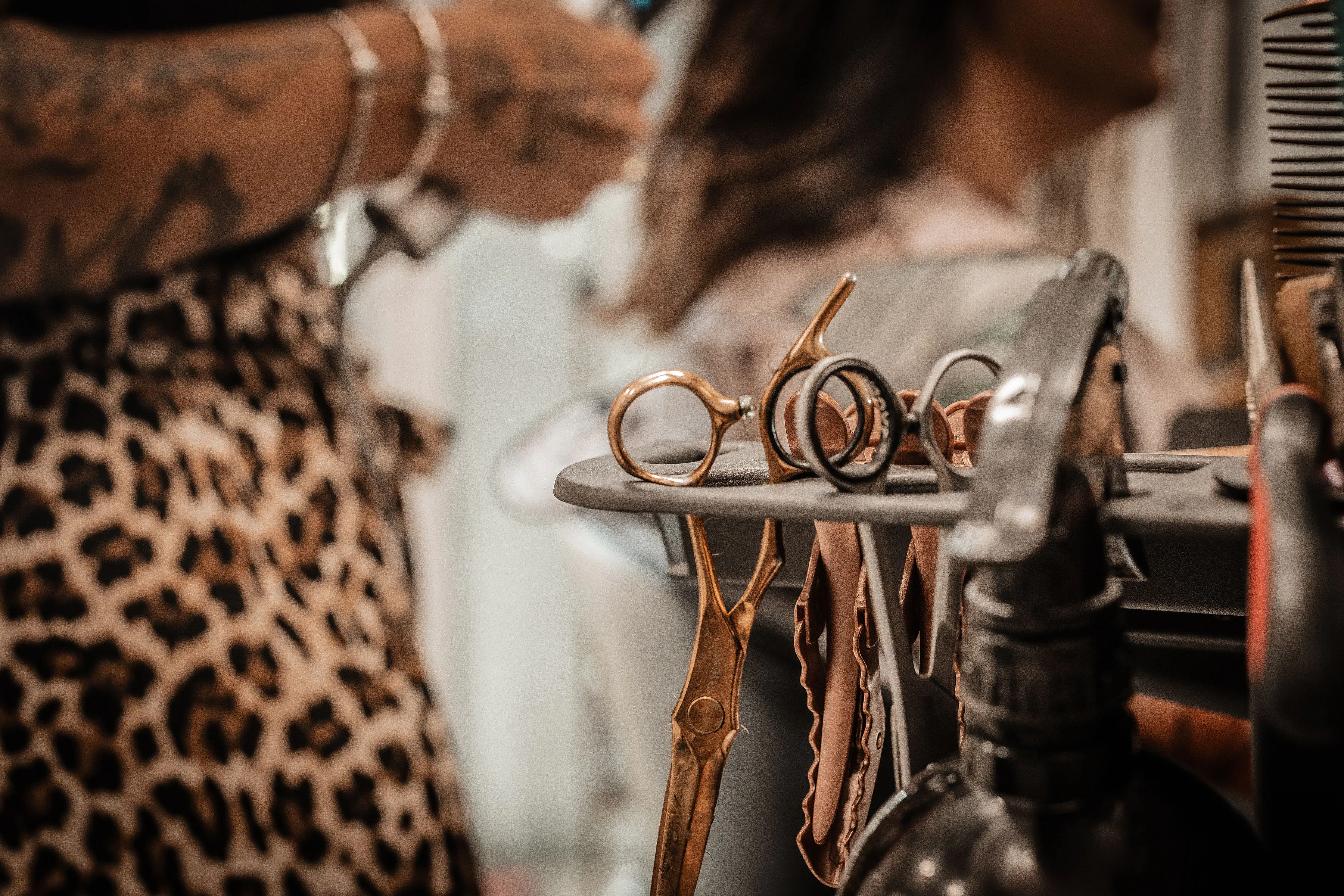 Photo du salon de coiffure de Julie