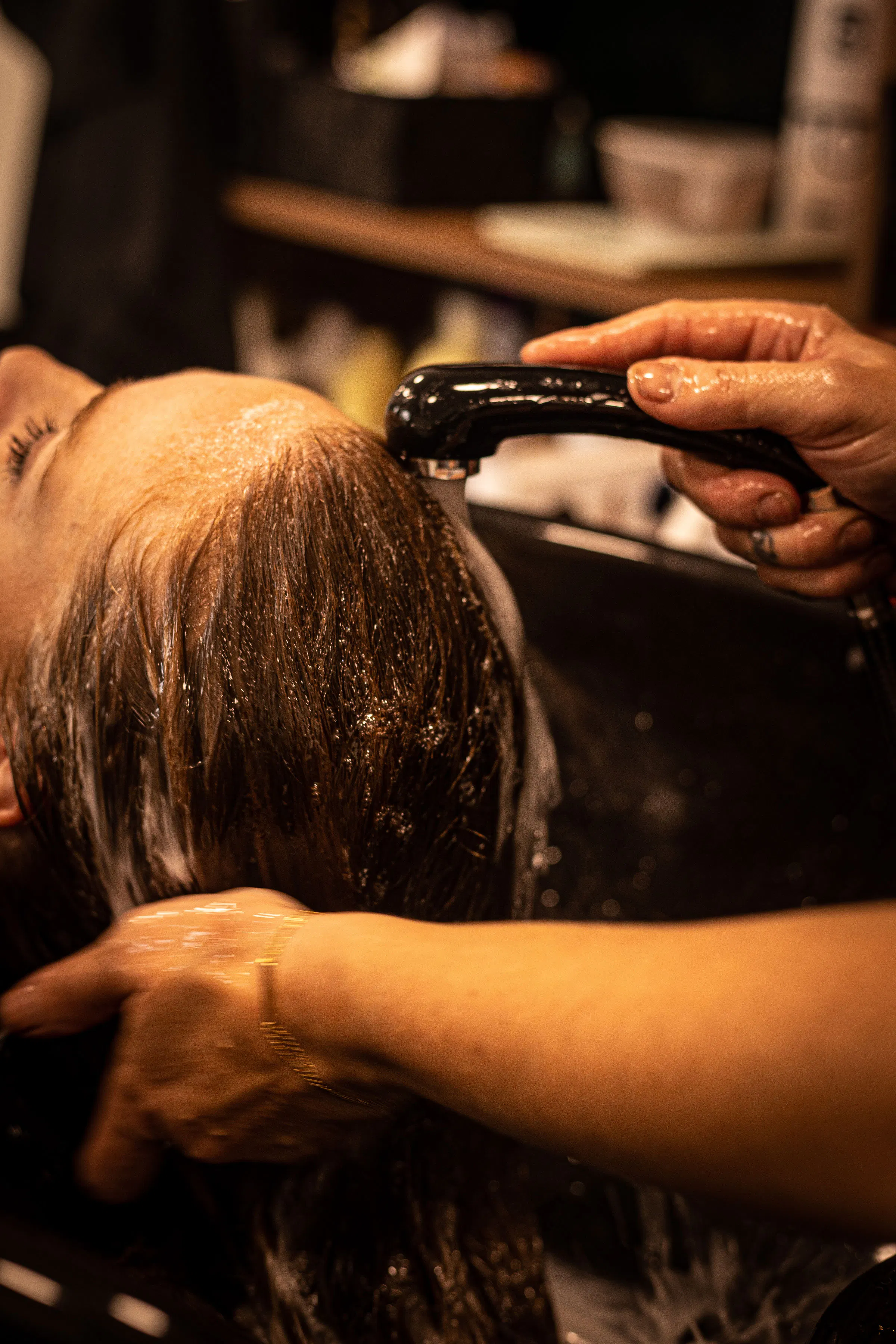 Photo du bac à shampoing