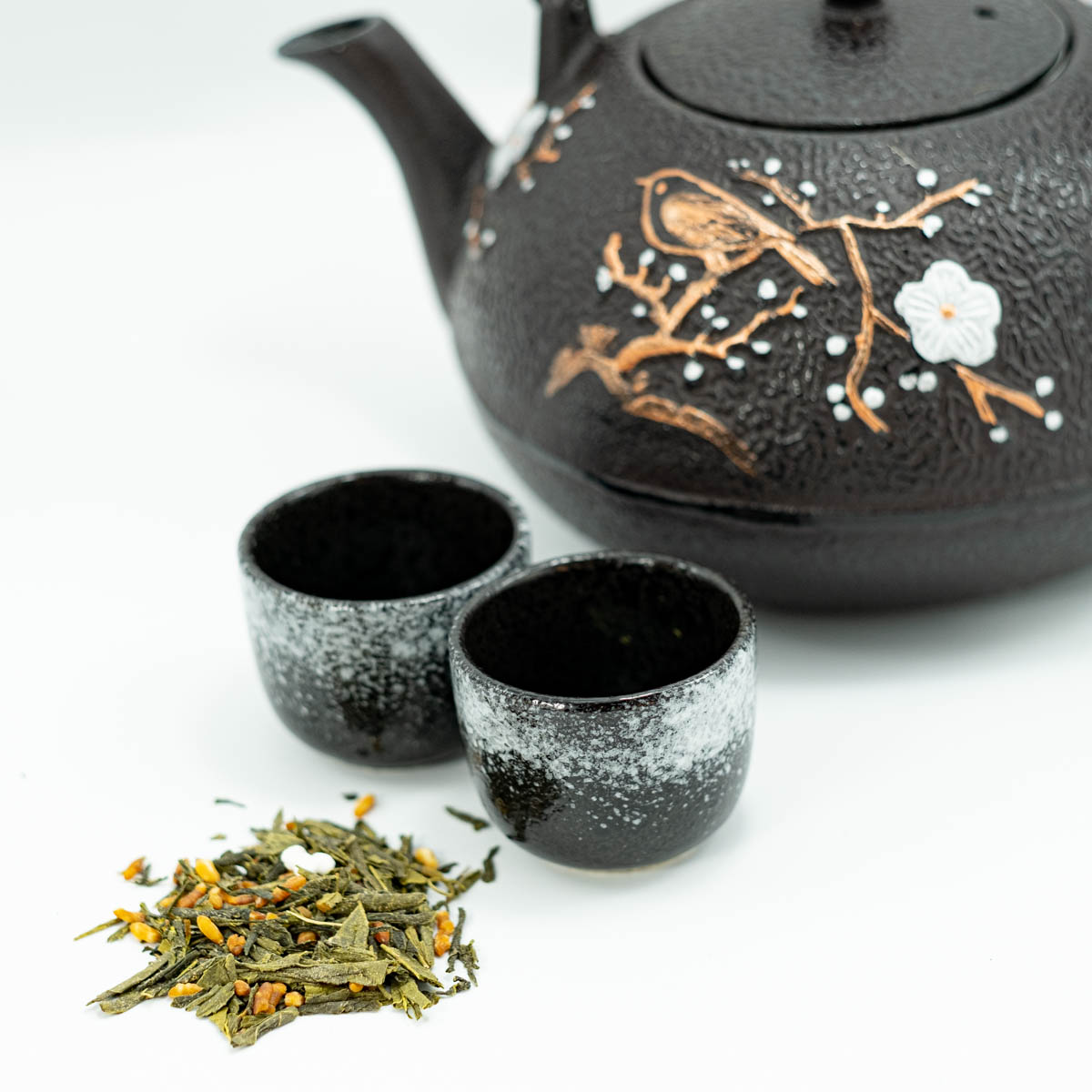 Thè Verde Genmaicha in Teiera