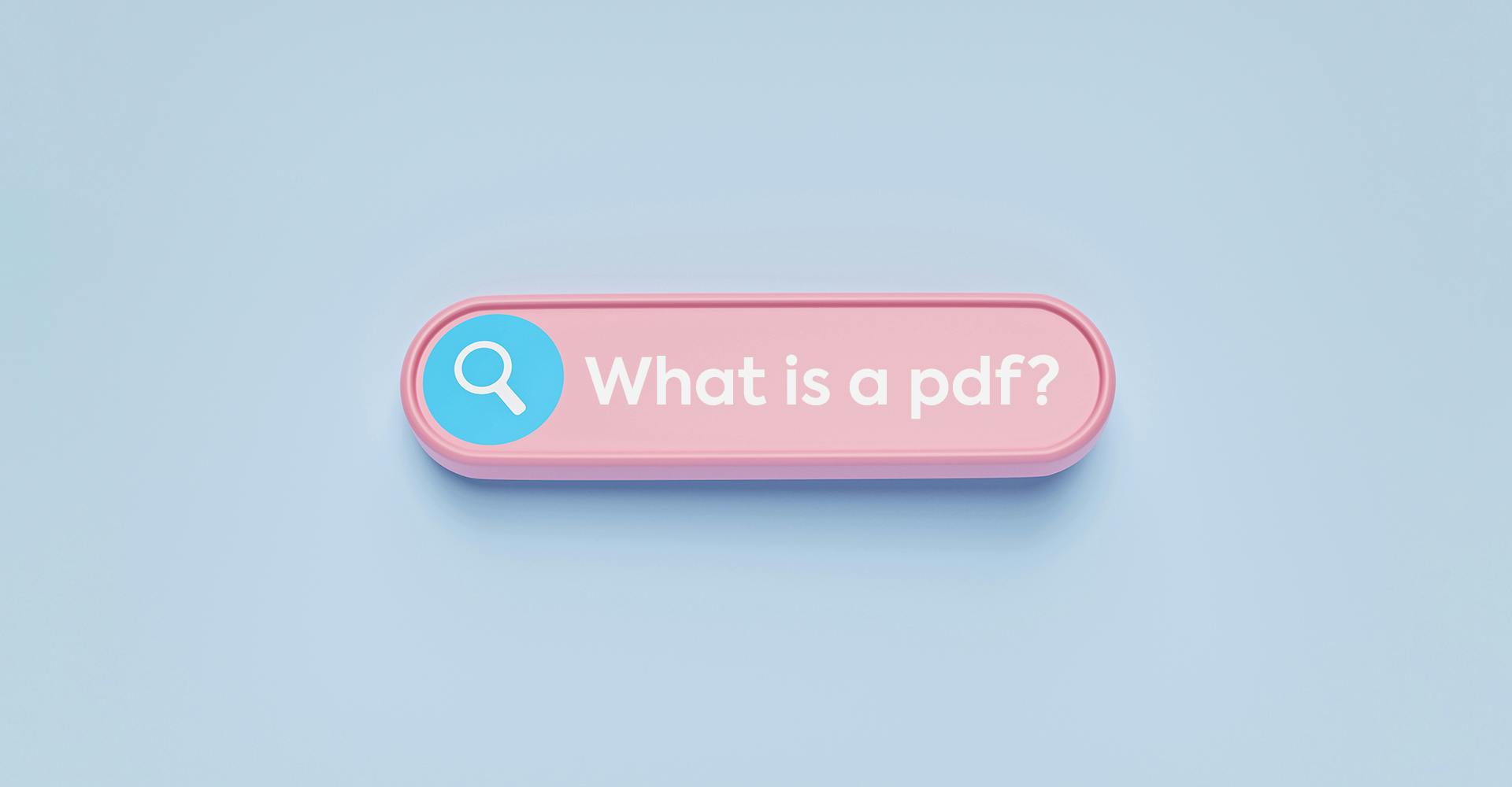 What does PDF stand for?