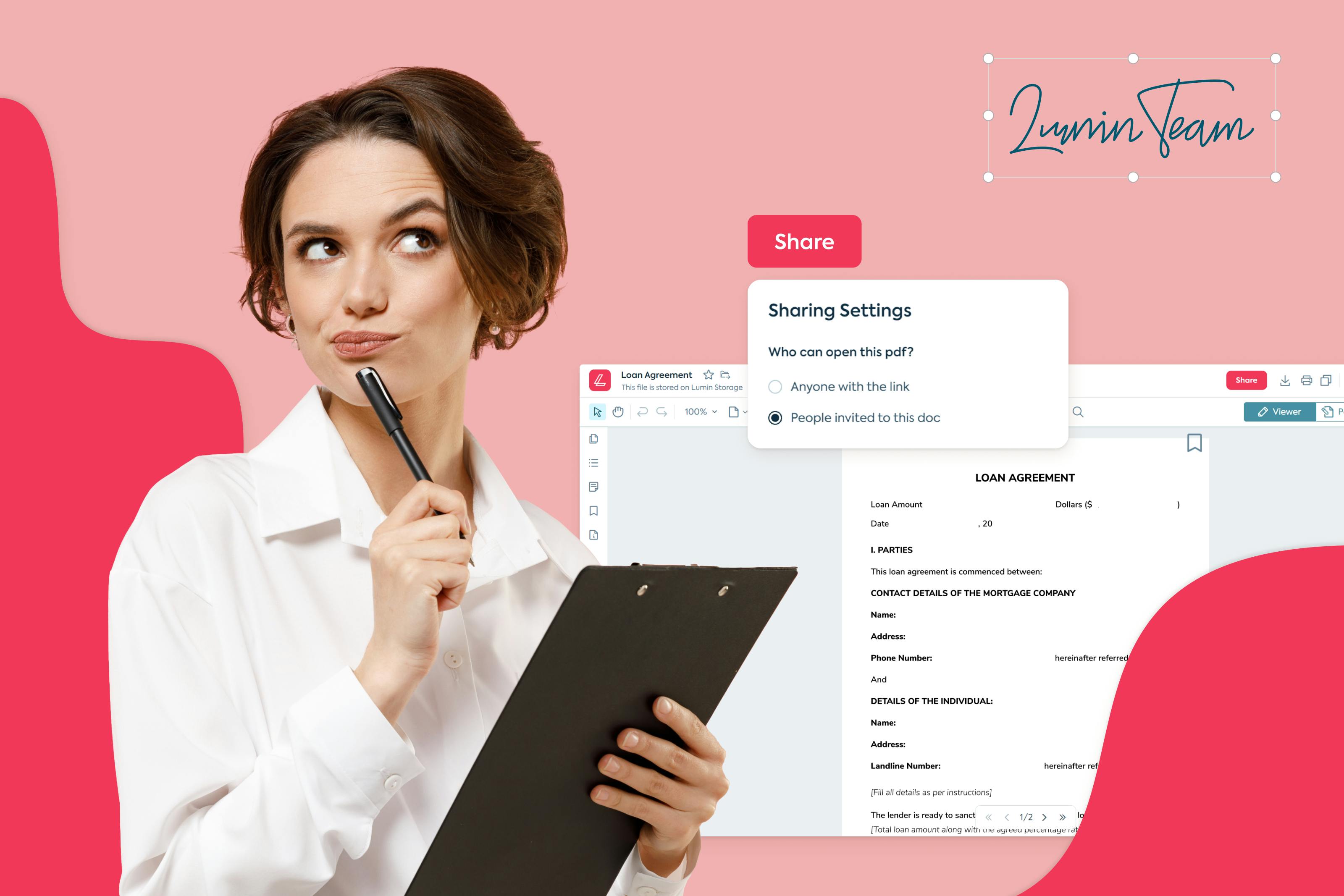 Printable All in One Loan Package - Stock Pledge - Security Agreement -  Lease and Purchase | Instant Download, image size:3200x2134