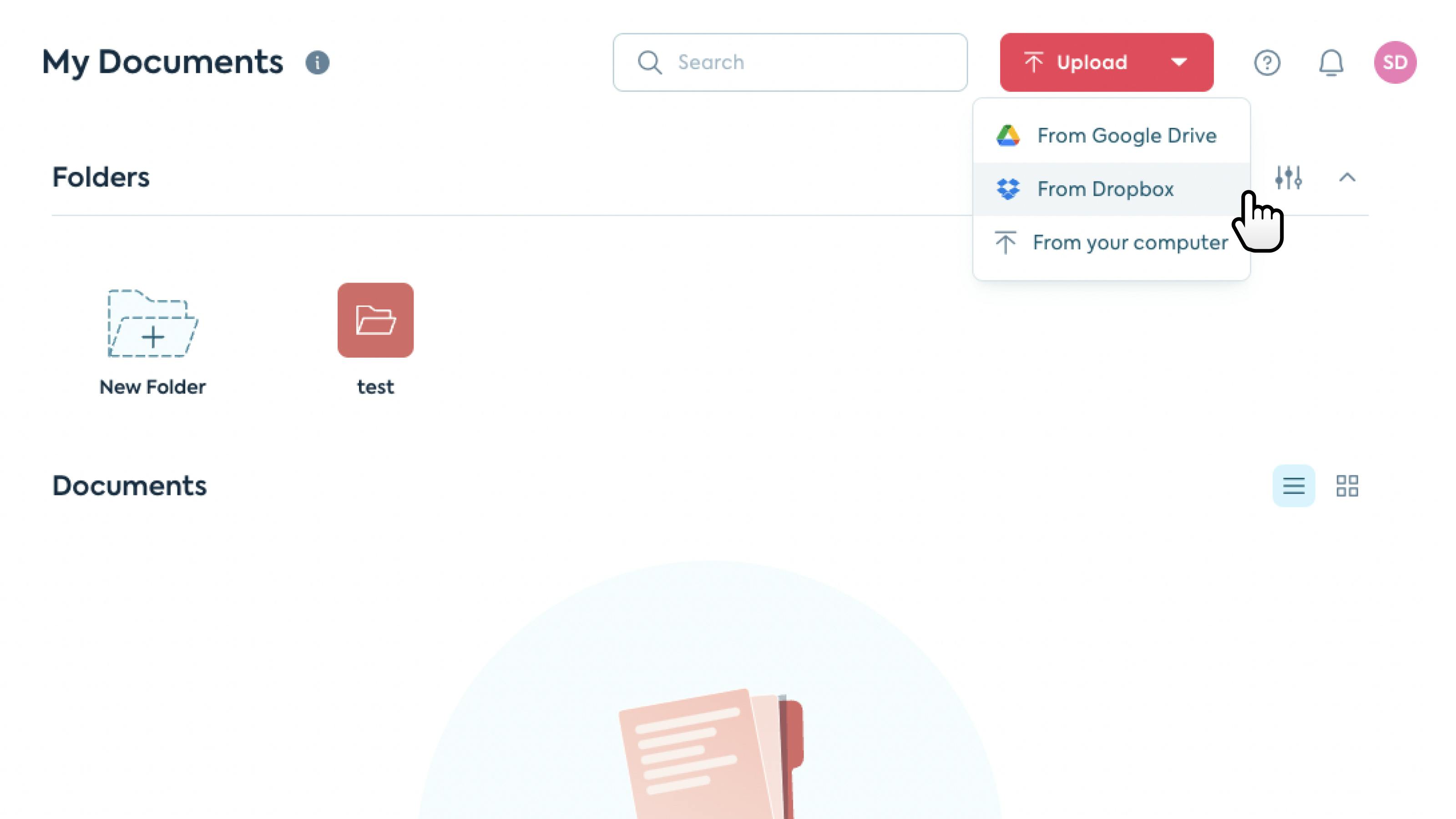 Open, edit, and synchronize documents from Dropbox with PDF Pro