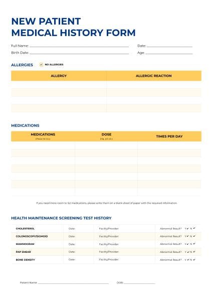 New Patient Medical History Form Template from images.prismic.io