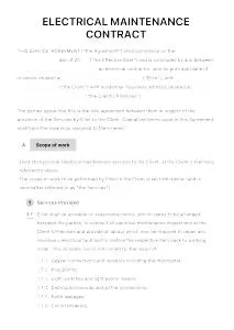 The Most Convenient Electrical Service Contract | Edit pdf forms online |  Lumin PDF Editor