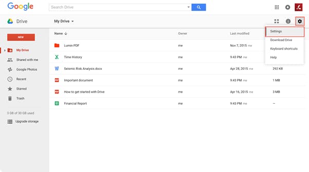 Lumin Google Drive How To Disconnect Lumin Pdf From Google Drive Lumin Pdf Guide