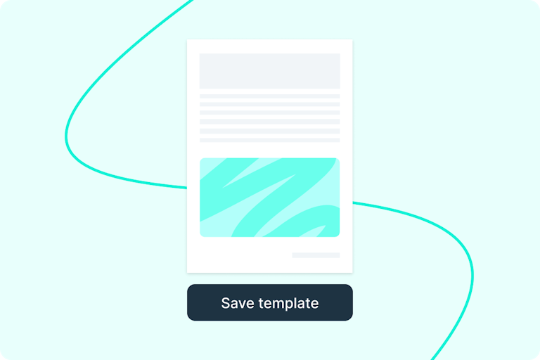 Save templates
