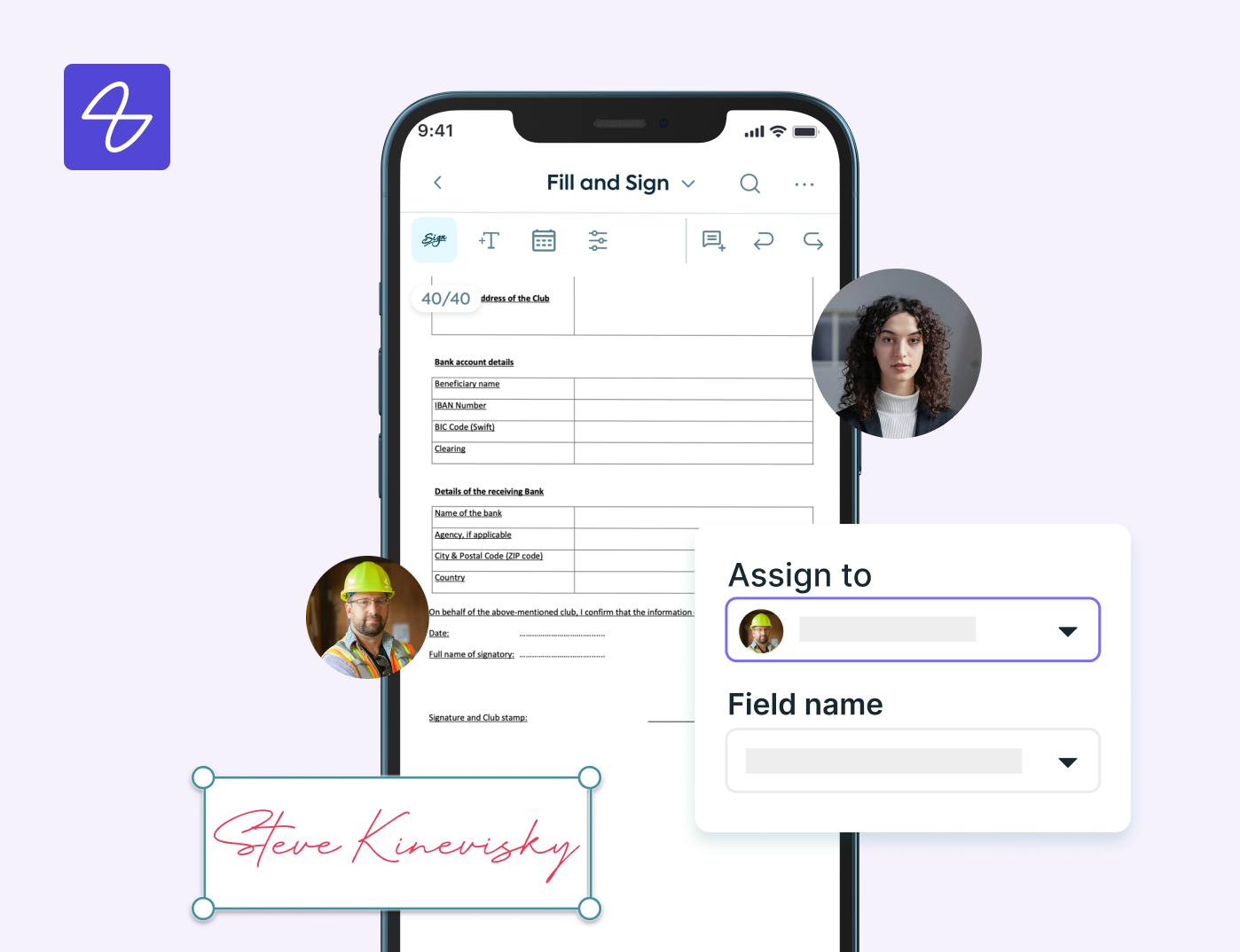 Lumin Sign for mobile