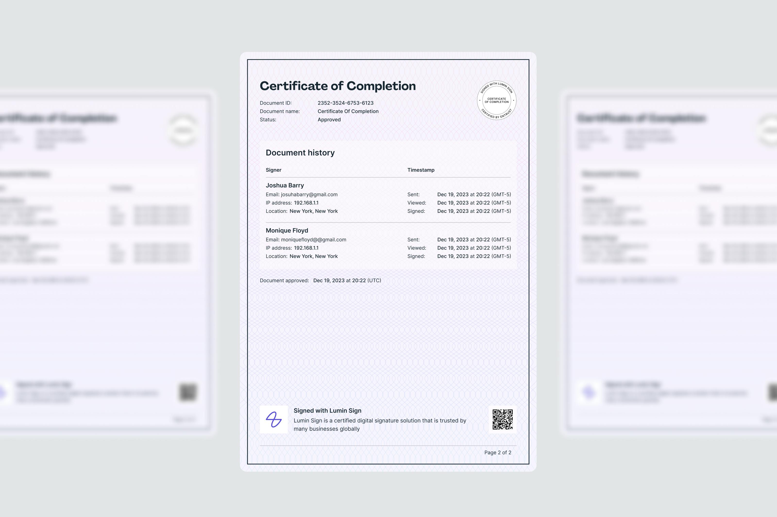 Digital signatures: Do you need a certificate of completion?