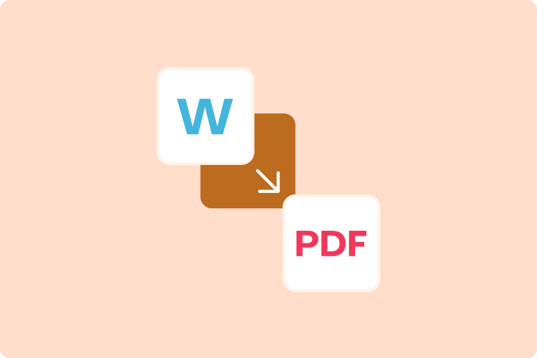 Convertir un fichier Word en PDF