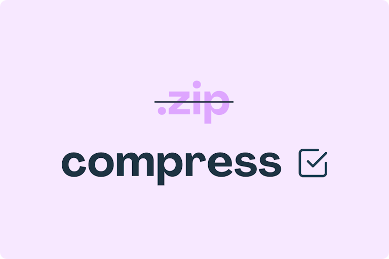 Compress, don't corrupt