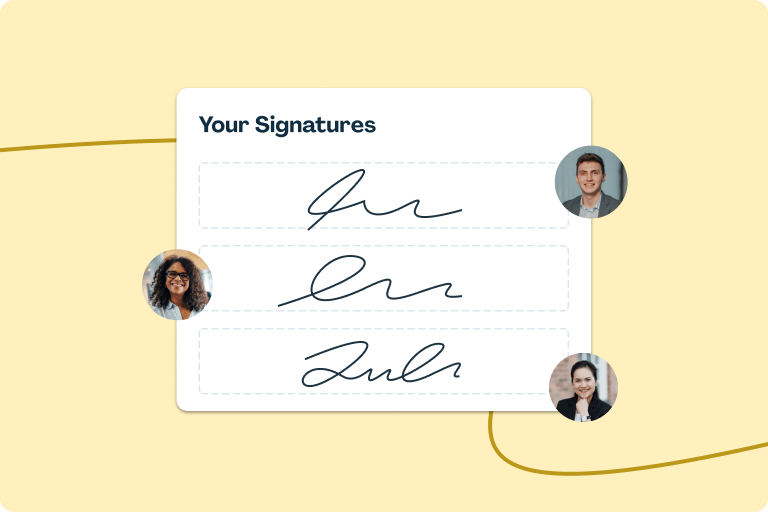 Haga firmar a todo el equipo