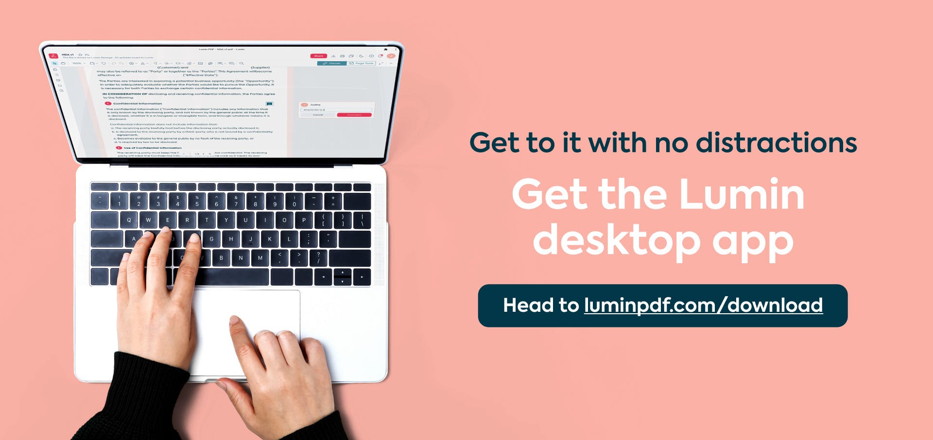 Get the Lumin desktop app: luminpdf.com/download
