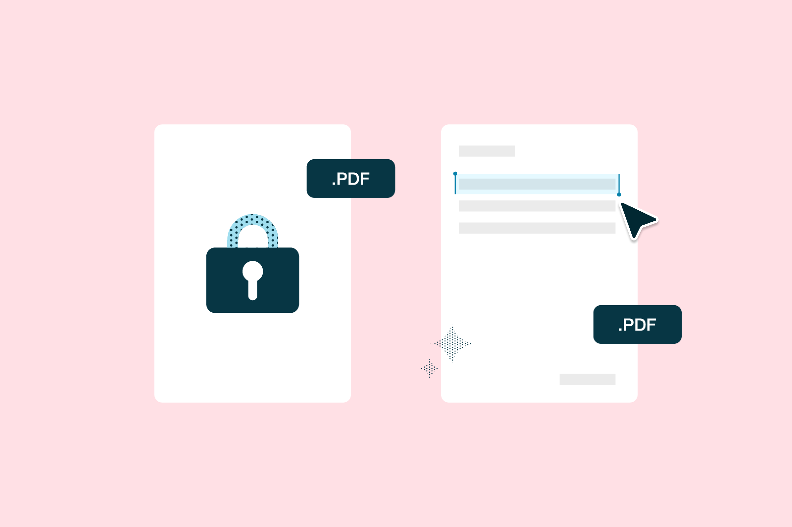 Un PDF verrouillé en cours de modification pour le rendre éditable