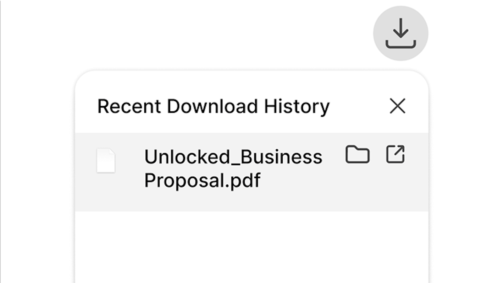 Saving a flattened PDF to a computer.
