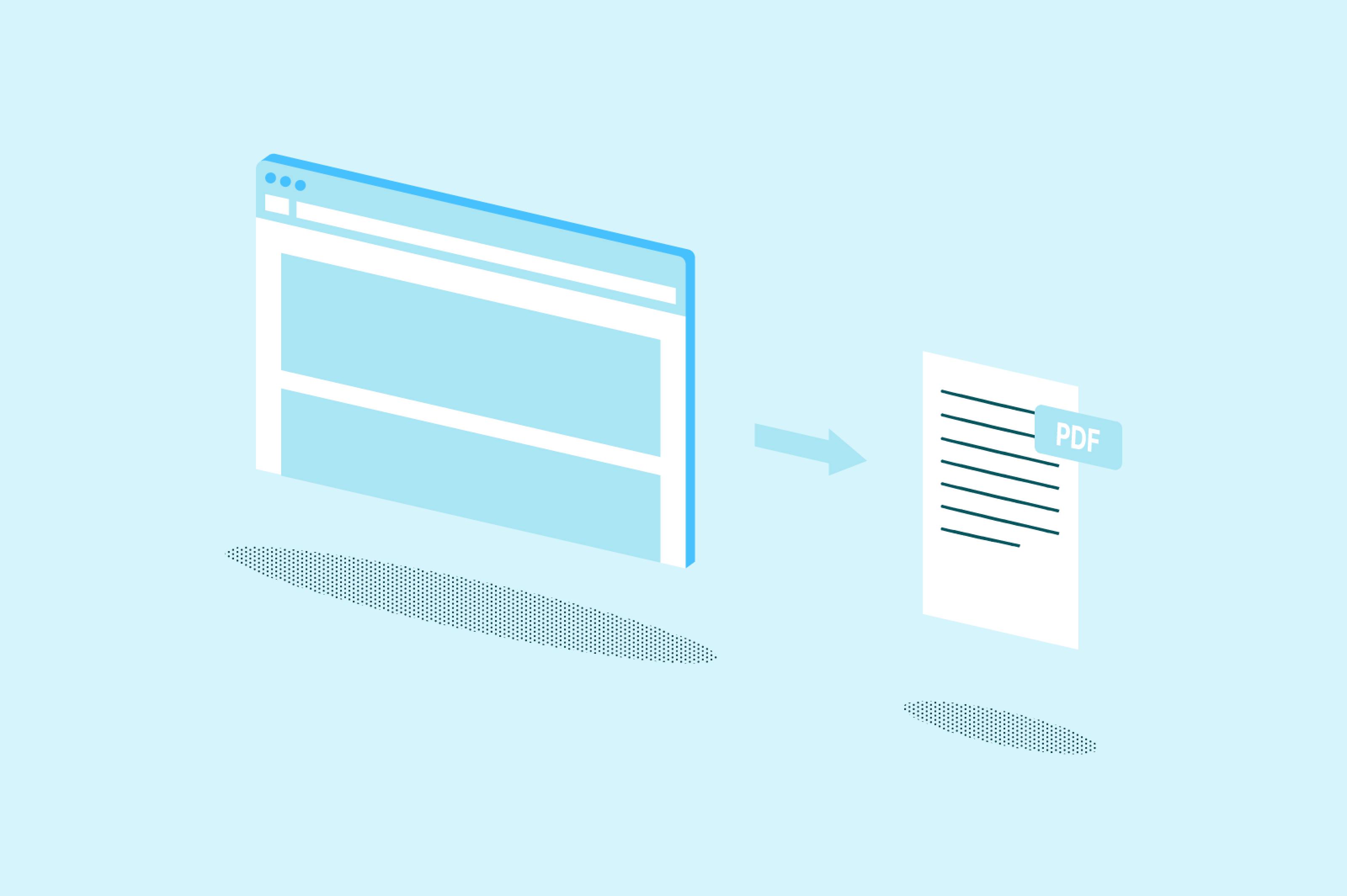 How to save a web page as a PDF