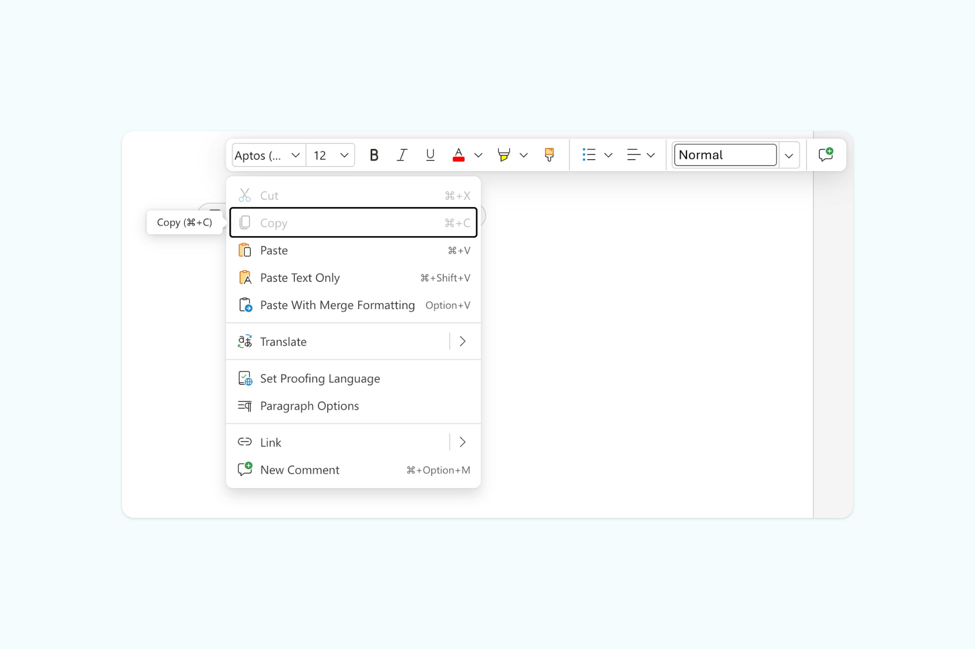 Utiliser le copier-coller dans Word pour transférer des données Excel