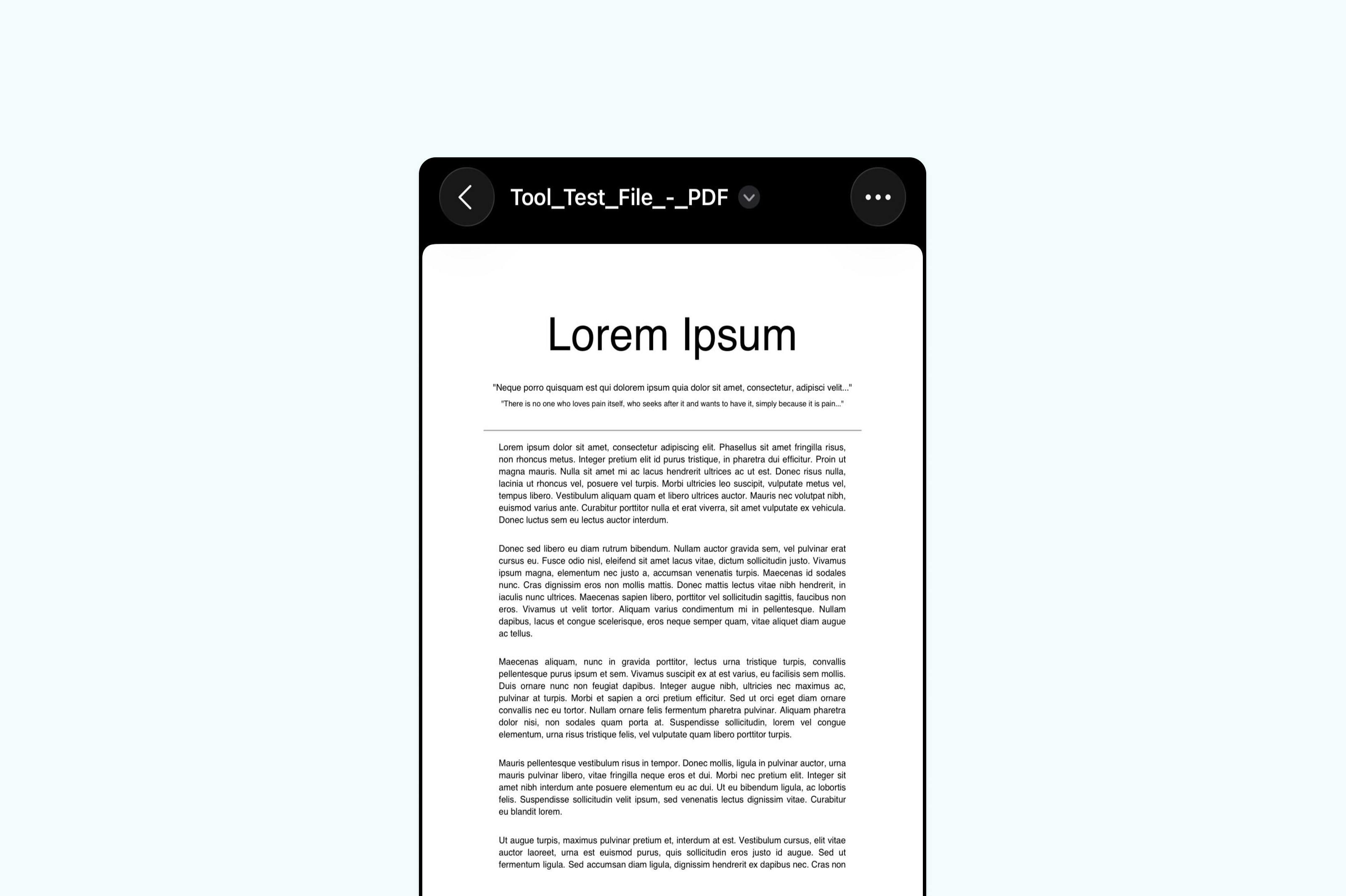 Editing a PDF using the iPhone’s Markup tool
