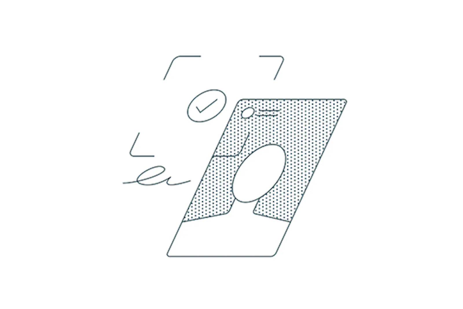 Diagram of an identity being verified