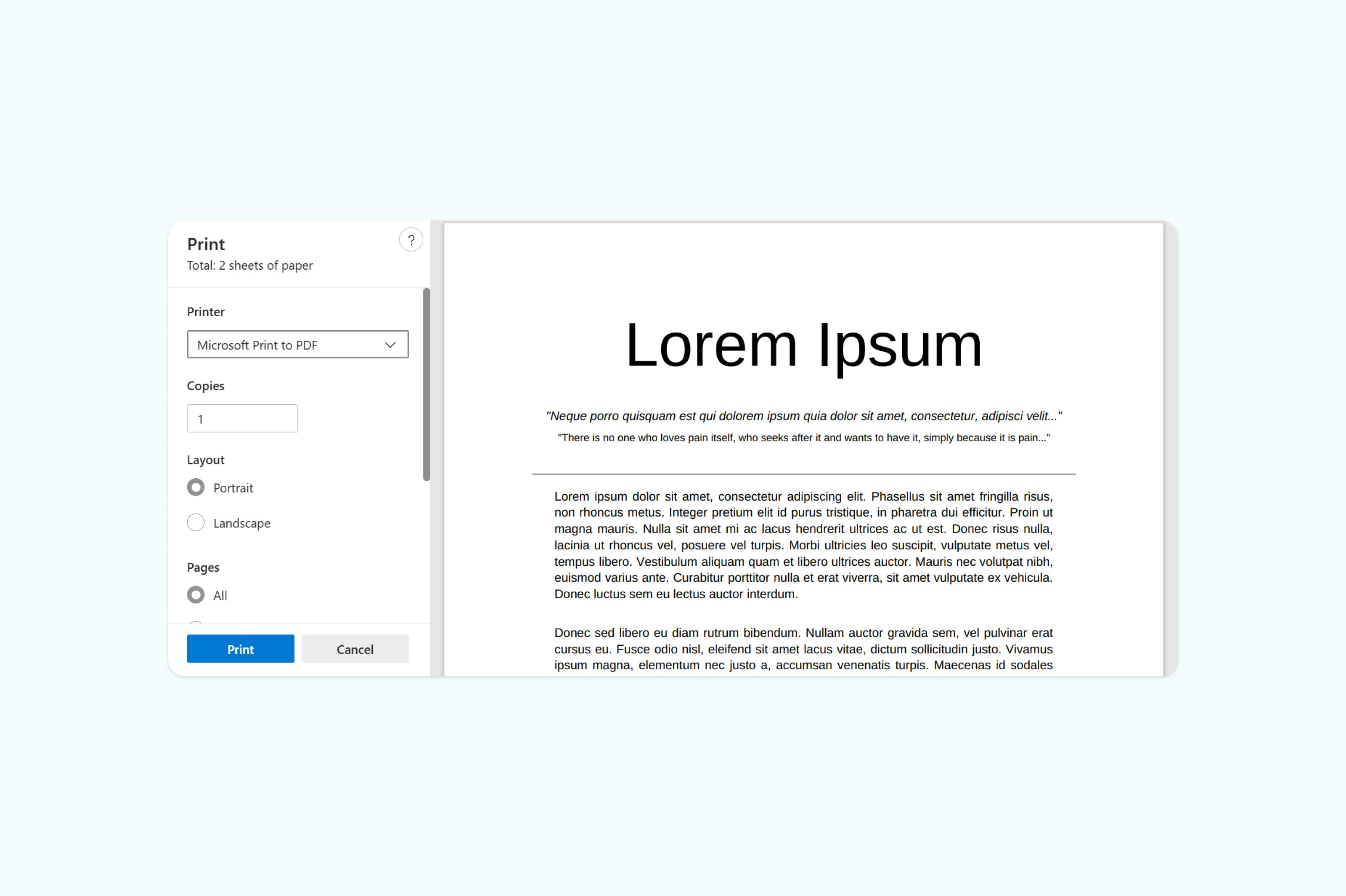 Converting a PDF on Windows