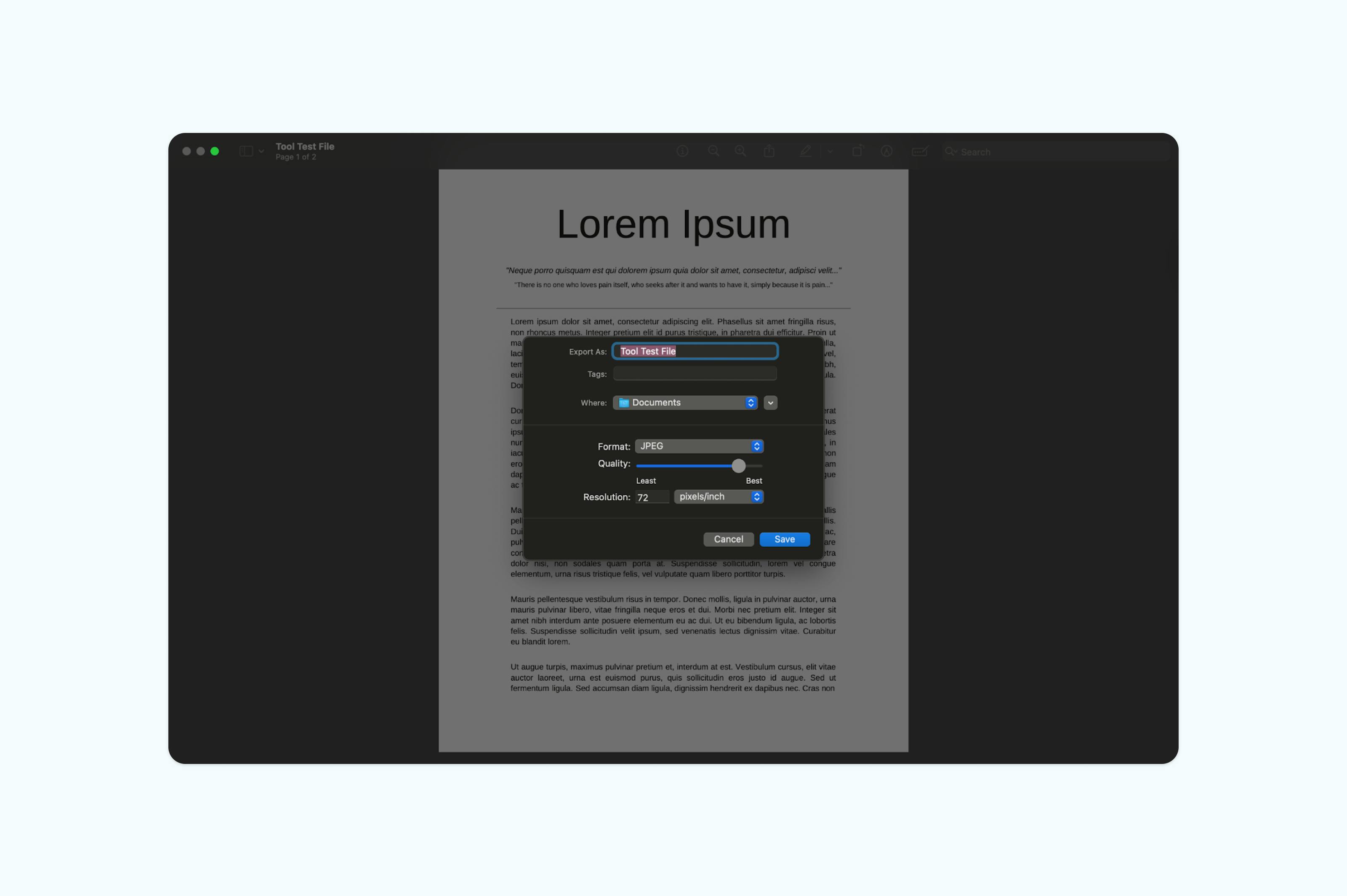 Converting PDFs to JPG on Mac