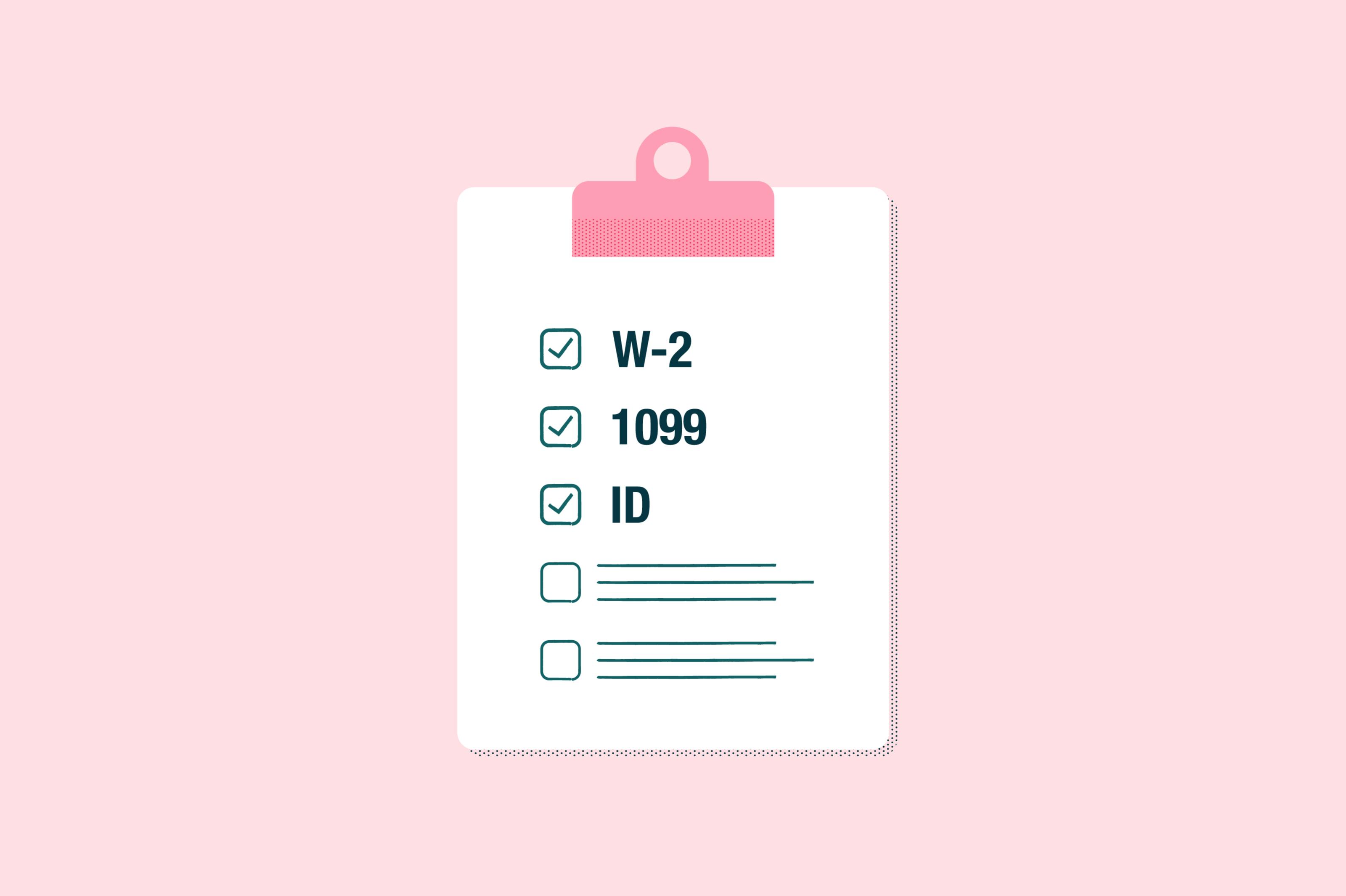 Danh sách các bước cần hoàn thành khi khai thuế.