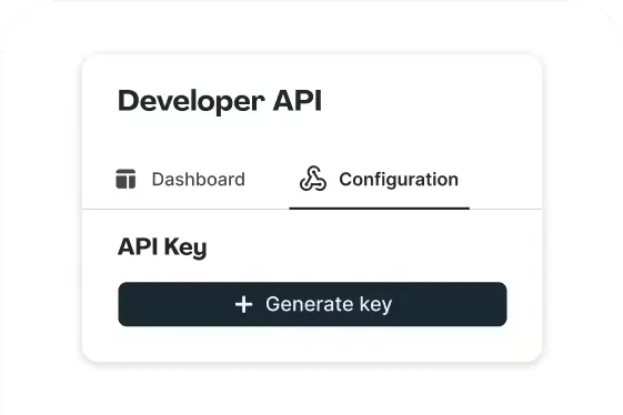 Developer API key