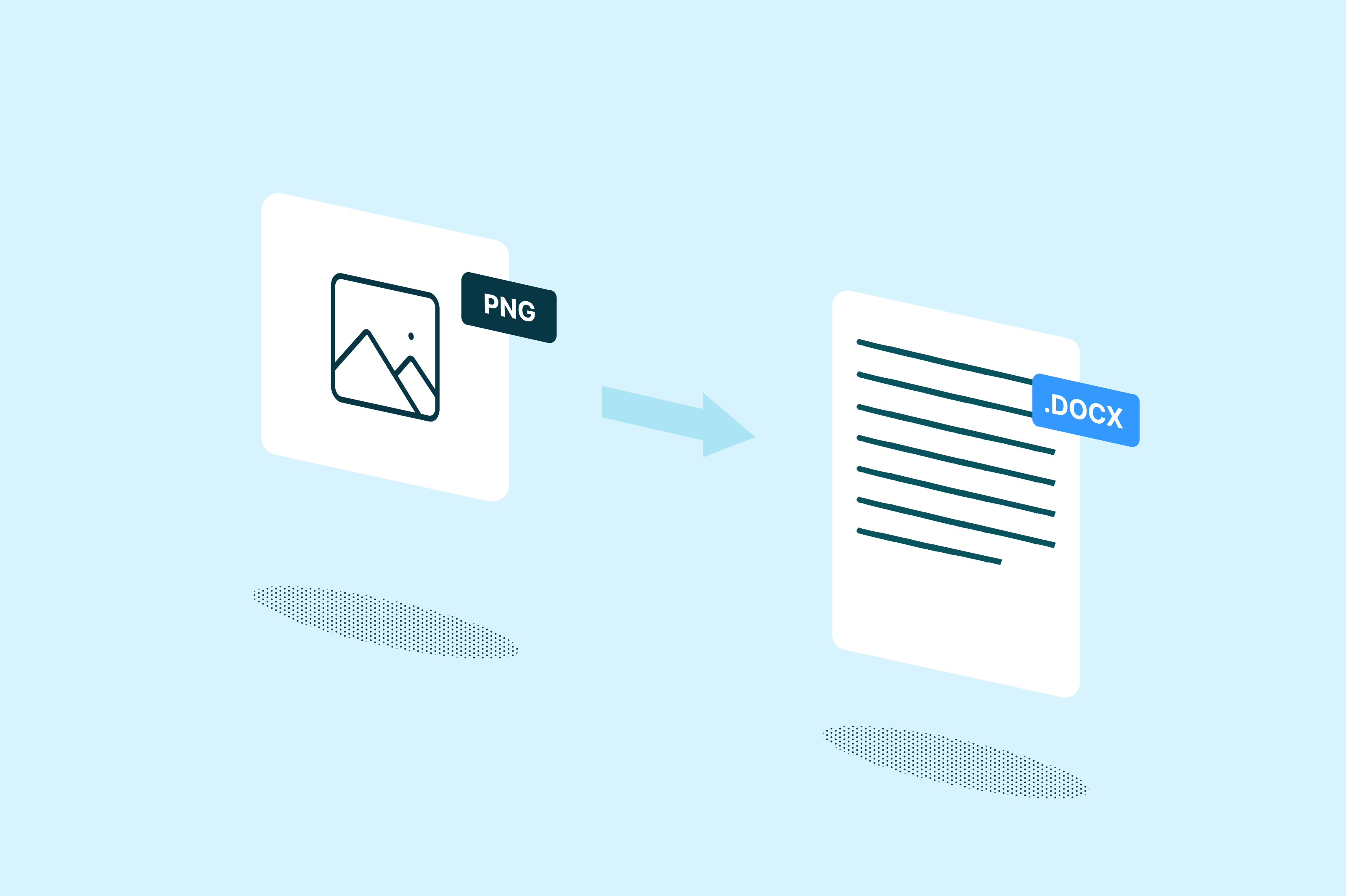 PNG image being converted into a Word document