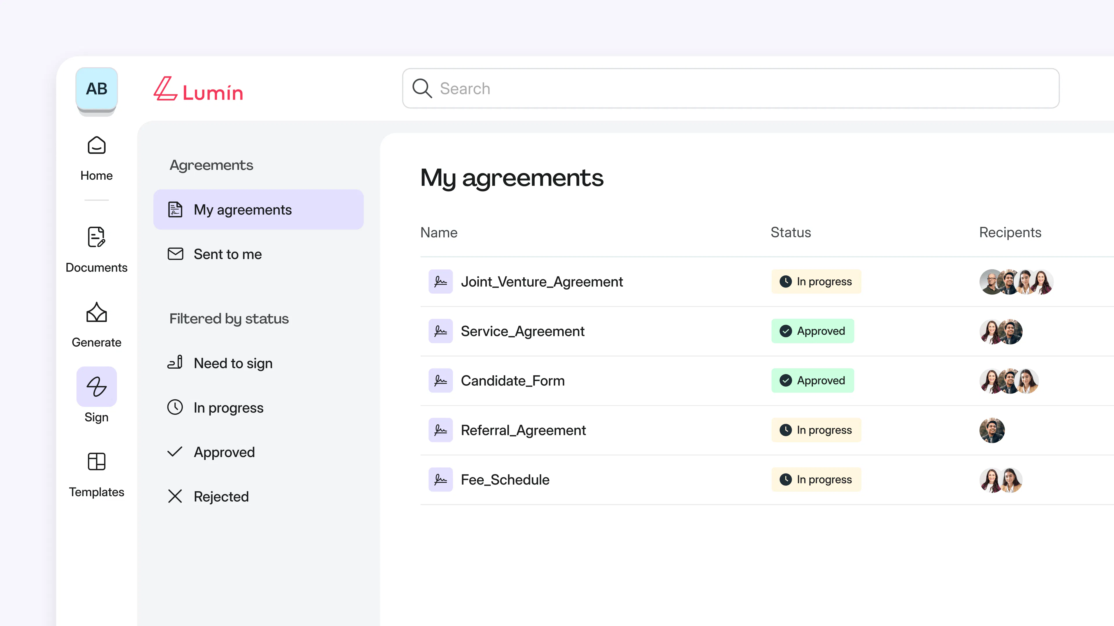 Lumin Sign - Digital Signature Workflows | Lumin