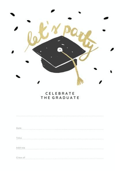 graduation invitations templates free download