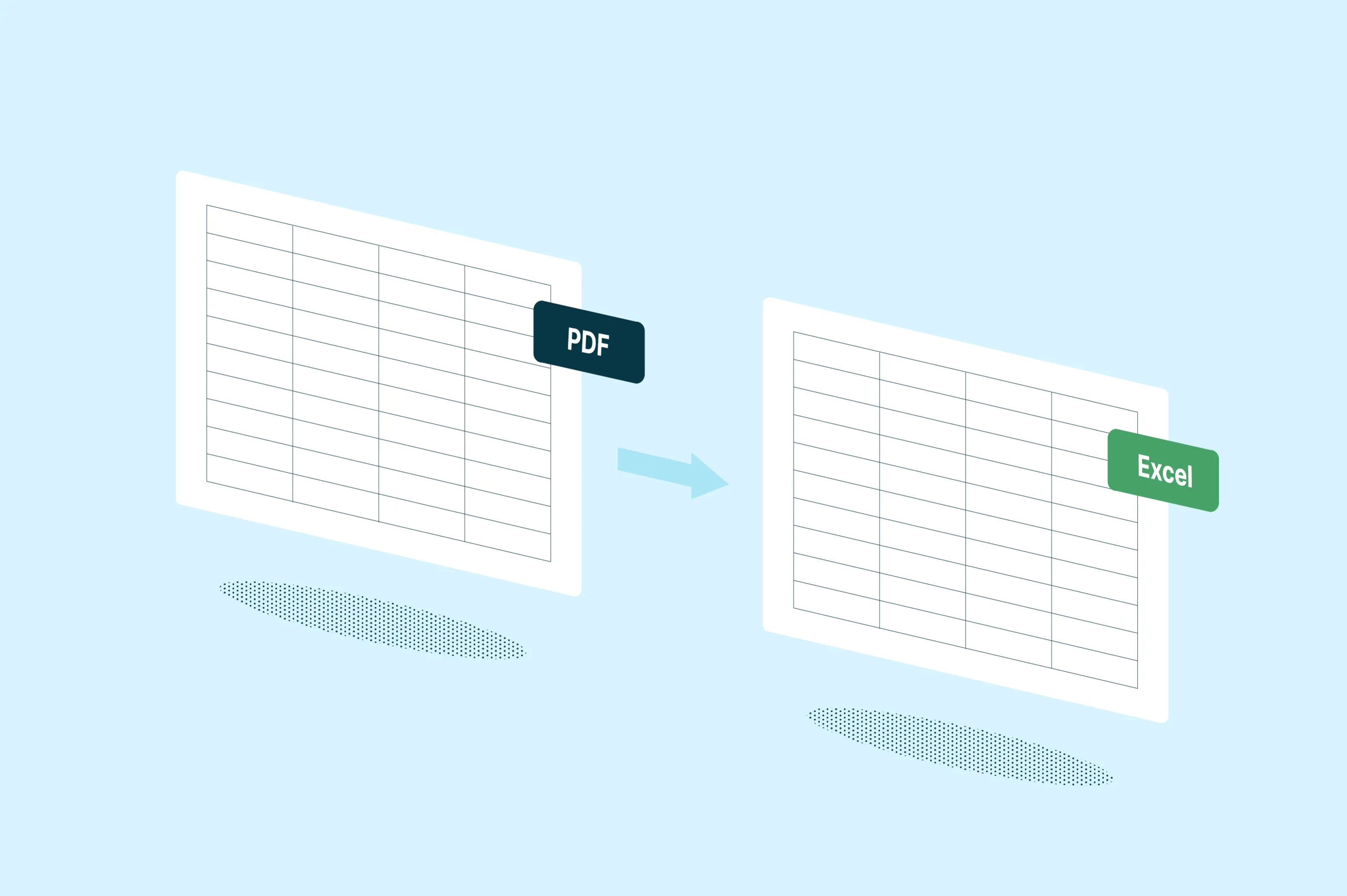 Converting PDF to Excel
