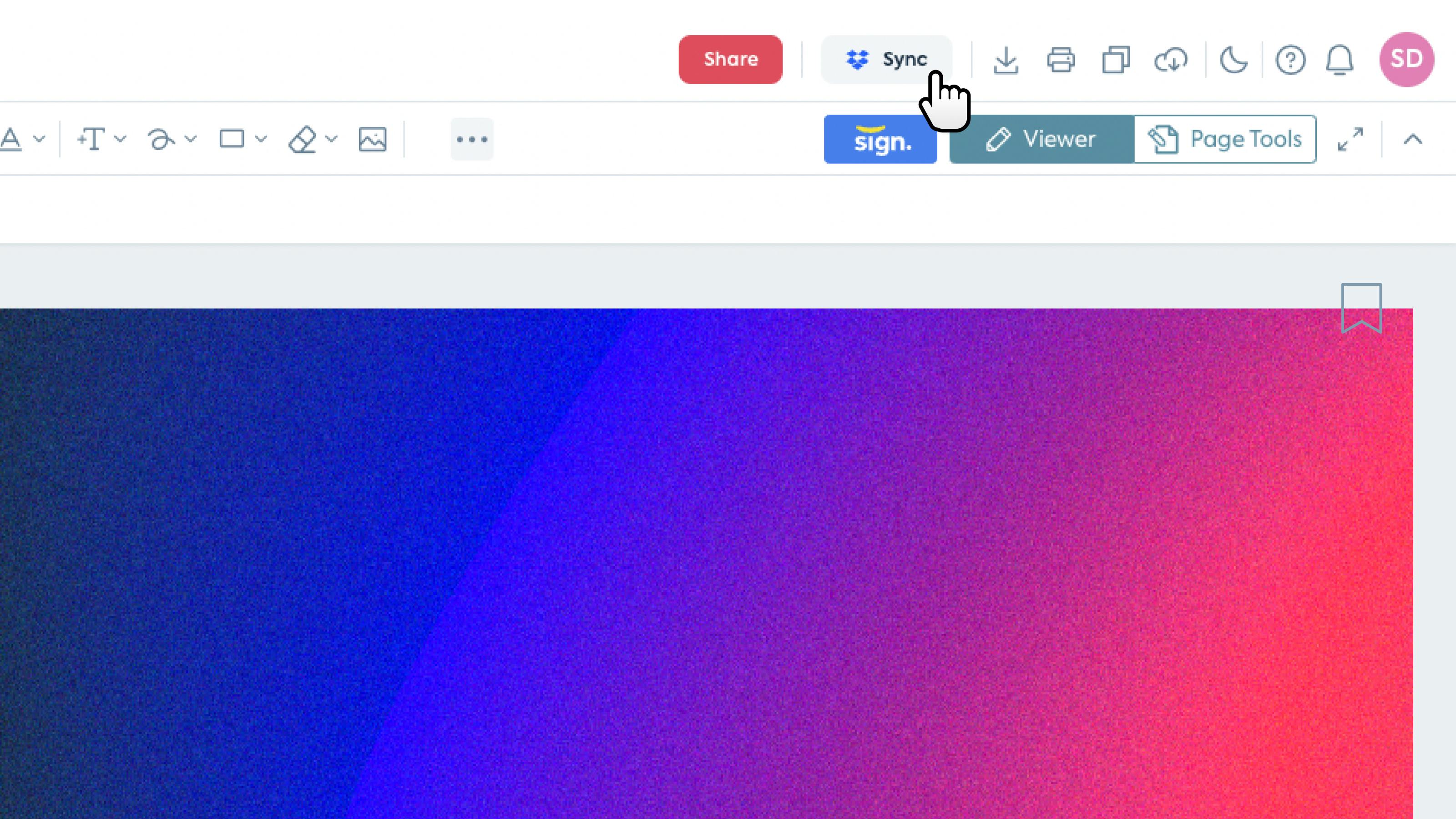 Open, edit, and synchronize documents from Dropbox with PDF Pro