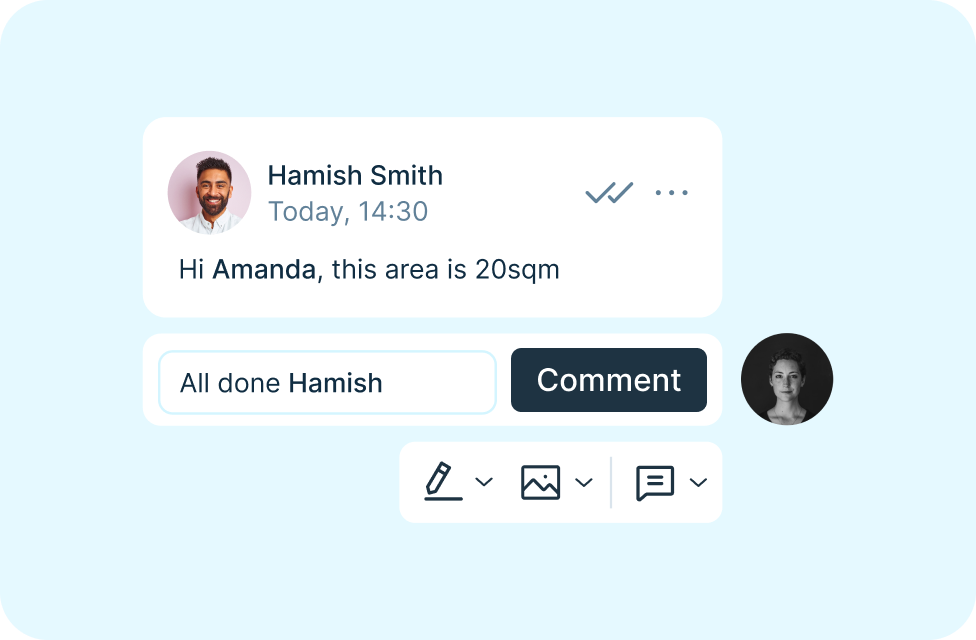 Collaborate in real time