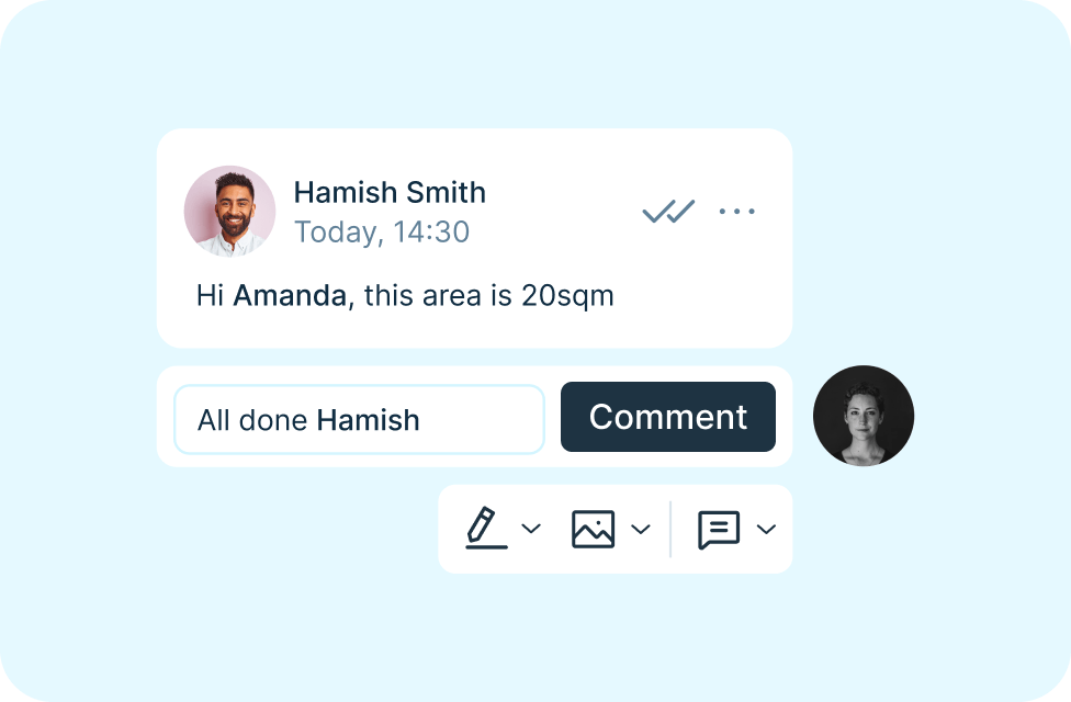 Collaborate in real time