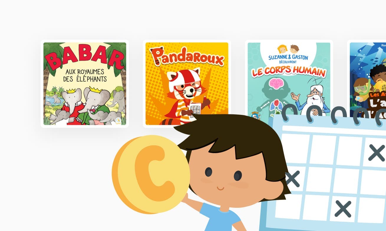 Avec l’abonnement Lunii, choisissez chaque mois un nouveau livre audio parmi un catalogue de plus de 350 livres audio pour les enfants