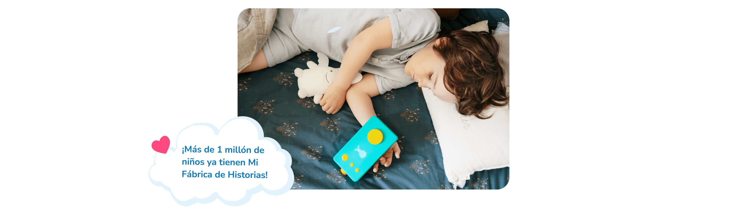 ¡Más de 1 millón de niños ya tienen Mi Fábrica de Historias!