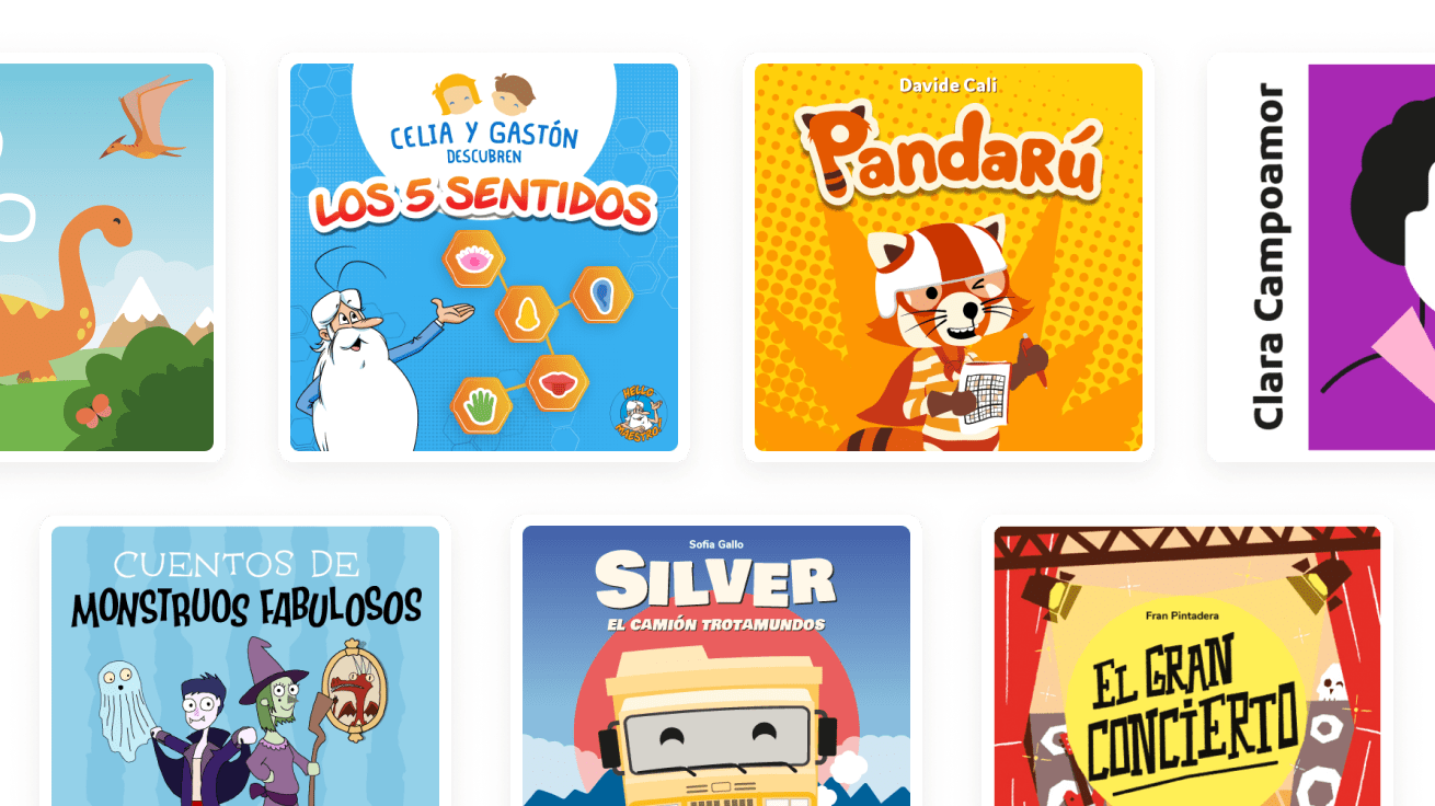 48 cuentos incluídos y muchos audiocuentos por descubrir en la aplicación Stelii y disfrutar de una experiencia sin límites