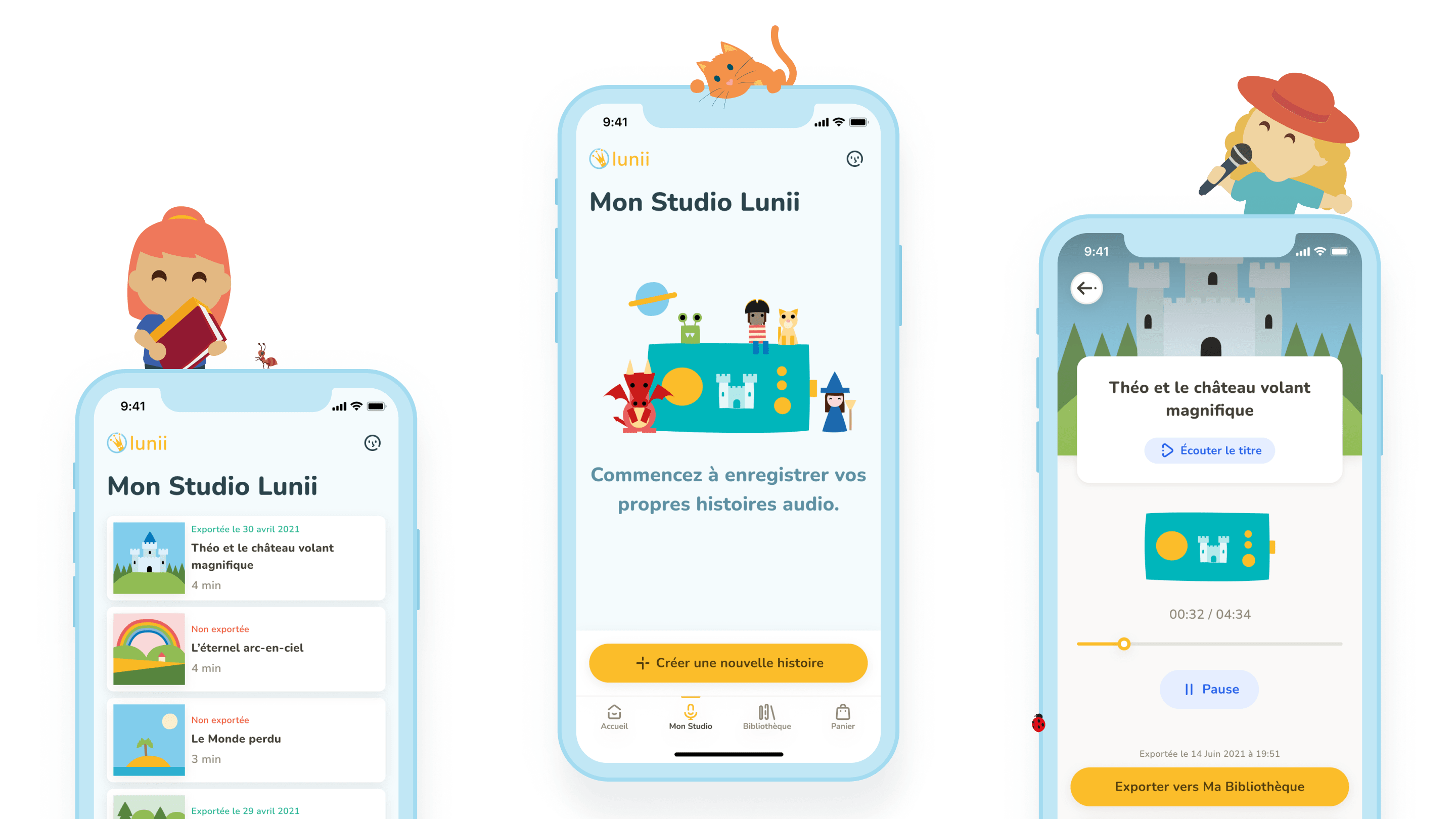 Comment Ajouter Une Histoire Lunii Mon Studio Lunii | Application mobile Lunii | Fabrique à Histoires