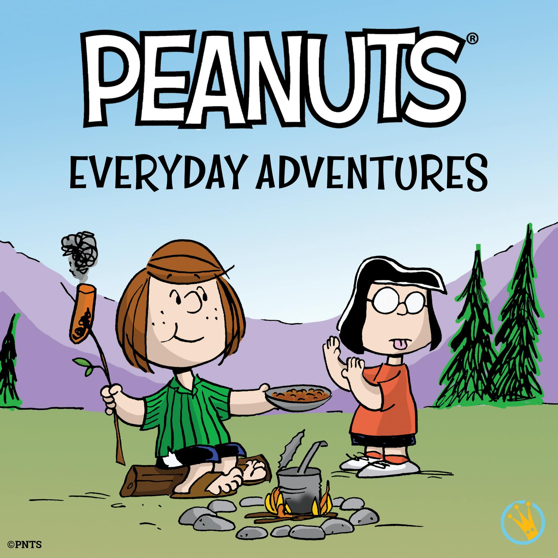 Únase a la pandilla Peanuts, Charlie Brown y Snoopy mientras que exploran la amistad, el coraje y la perseverancia yendo a la escuela o al campamento, practicando deportes, haciendo caminatas y más.