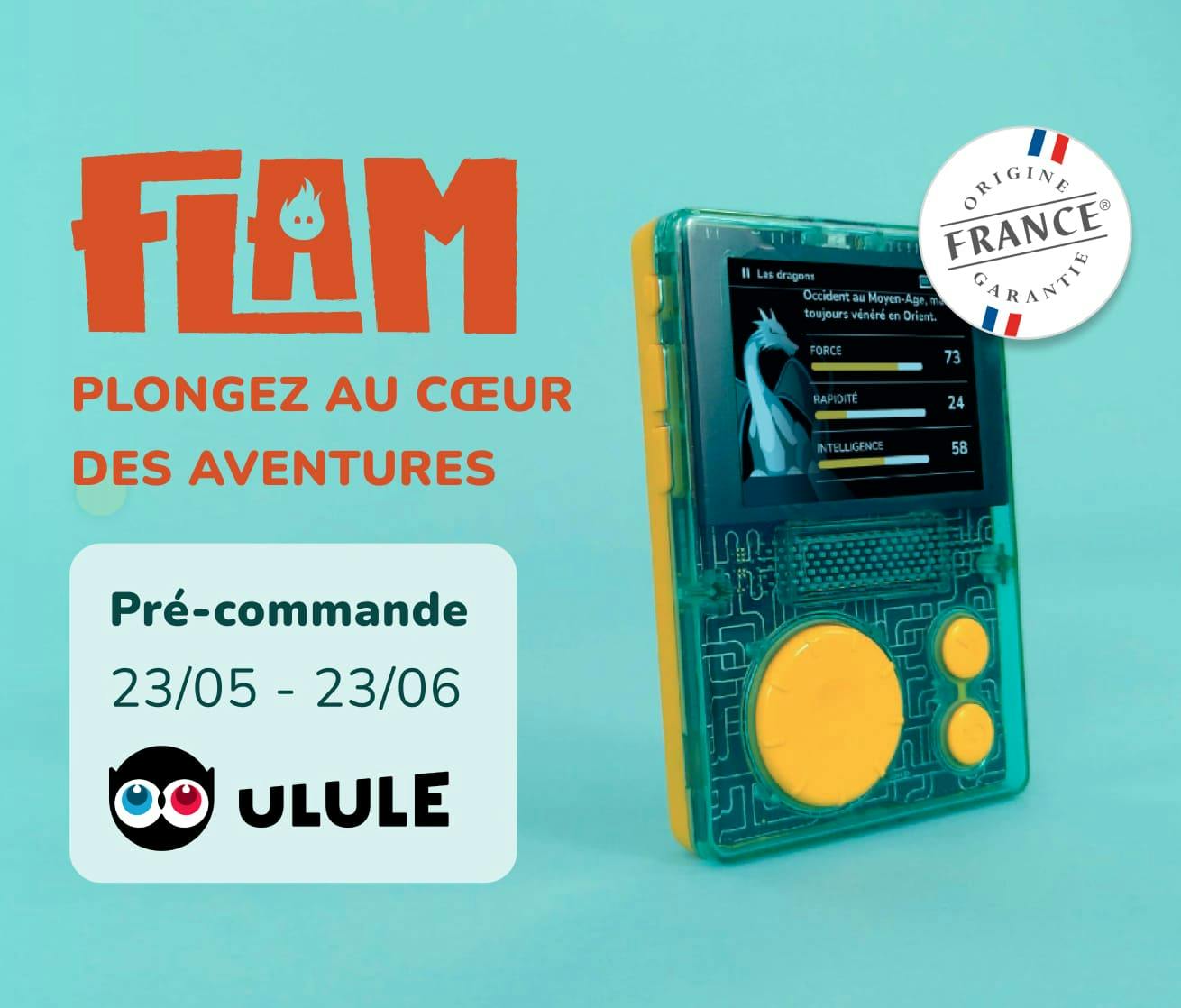 Découvrez le baladeur audio interactif FLAM de Lunii en précommande sur Ulule