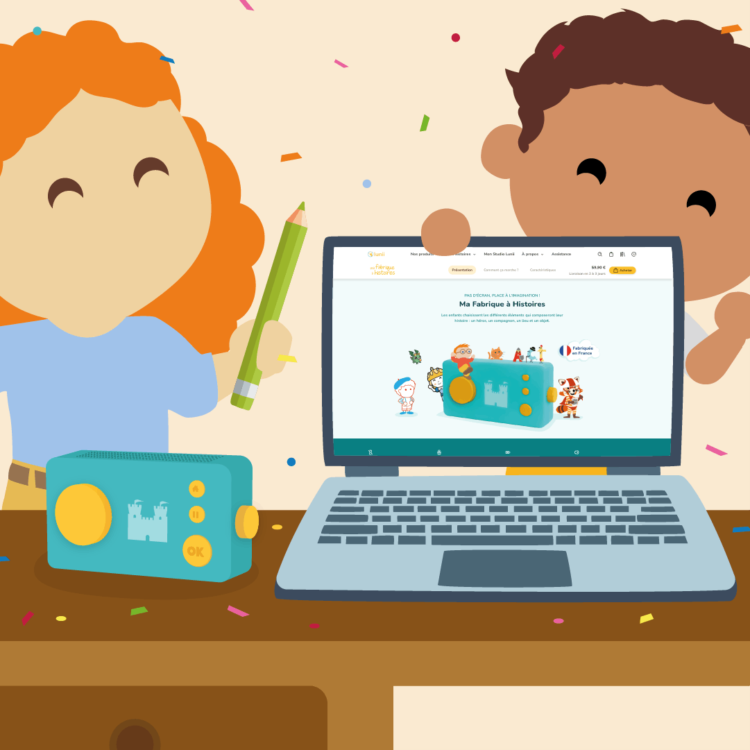 Lunii Fabrique à histoires Boîte à histoires