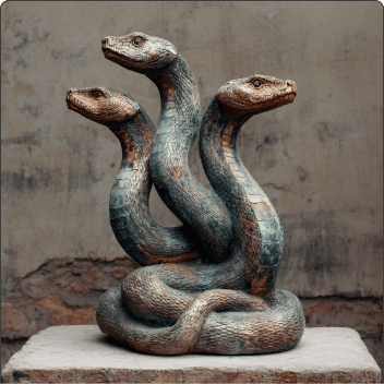 SNAKE STATUE